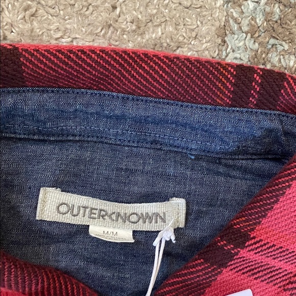 New Outerknown blanket shirt check Plaid Shirt 100% organic cotton size M L XL - Picture 4 of 14